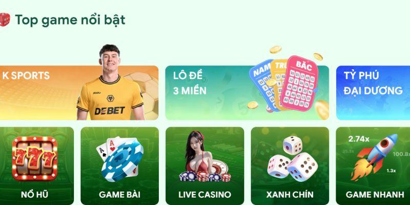 Đa dạng game cho anh em