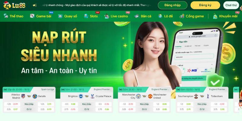 Truy cập link trang web LU88 chính thức